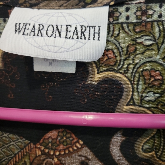 Wear On Earth Woman's Med Duster Tribal & Boho Style Earthy Tones - Picture 10 of 10